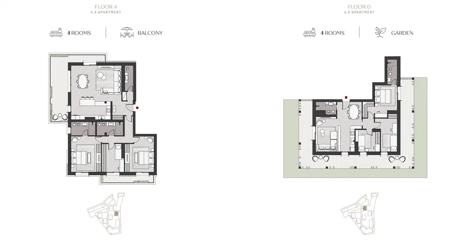 5.5-Room Penthouse Apartment in New Minergie Building – SGL – Foto 8 von 20