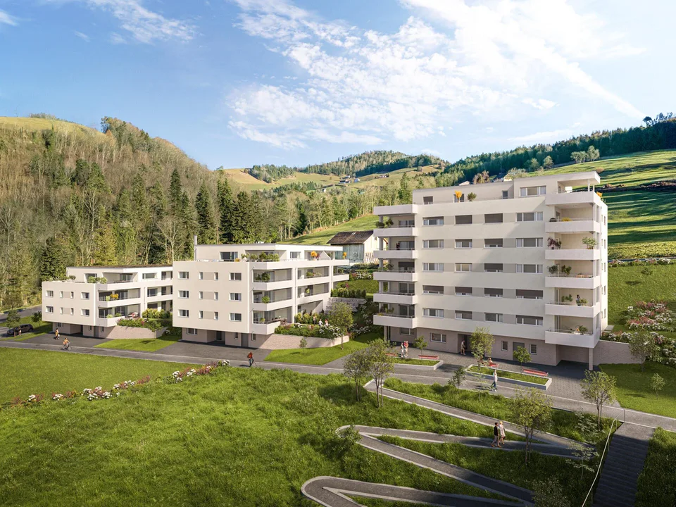 Wohnen, wo die Natur beginnt mit Sitzplatz und Blick ins Grüne – Foto 7 von 8
