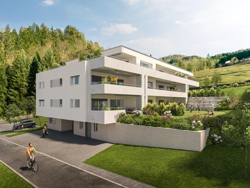 Wohnen, wo die Natur beginnt – mit Sitzplatz und Blick ins Grüne