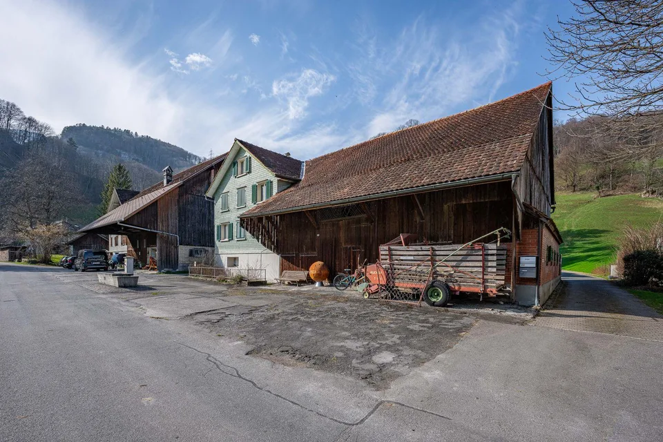 Einfamilienhaus mit Scheune