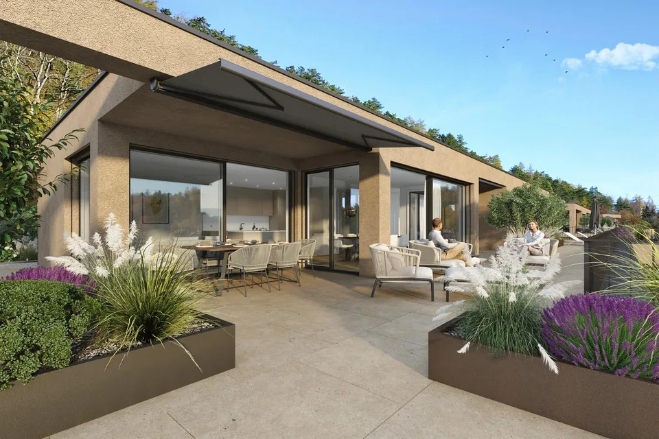 Attika-Wohnung mit 148 m2 Nettowohnfläche und grosser Terrasse 192 m2