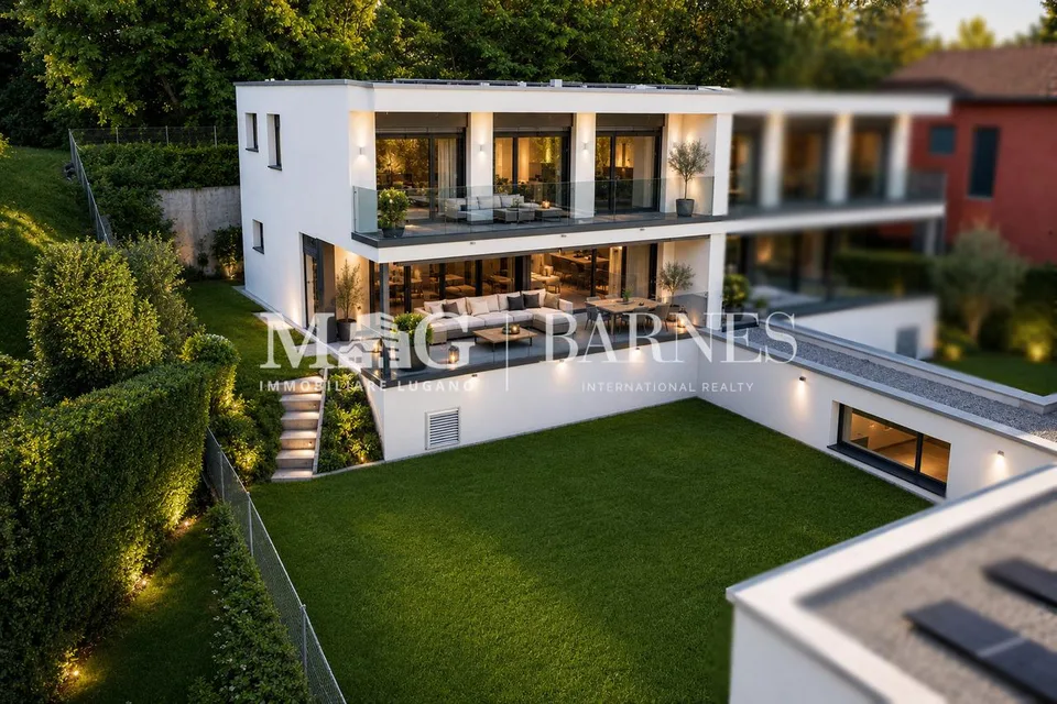 Lugano: Villa unifamiliare con vista sulla città - ultima disponibile