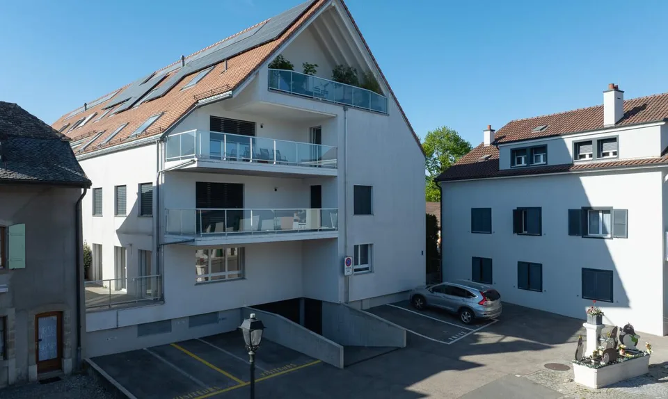 Bell'appartamento di 5.5 locali con terrazza nel centro di Crassier