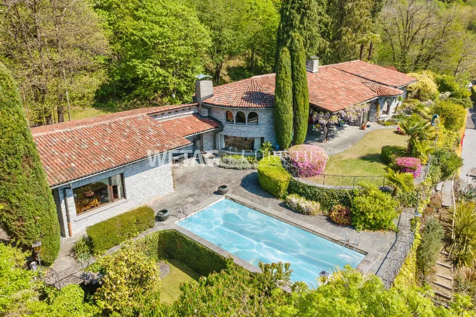 Zu renovierende mediterrane Villa mit 180 Seeblick, ideal als Ferienresidenz, in Ronco sopra Ascona zu verkaufen – Foto 6 von 10