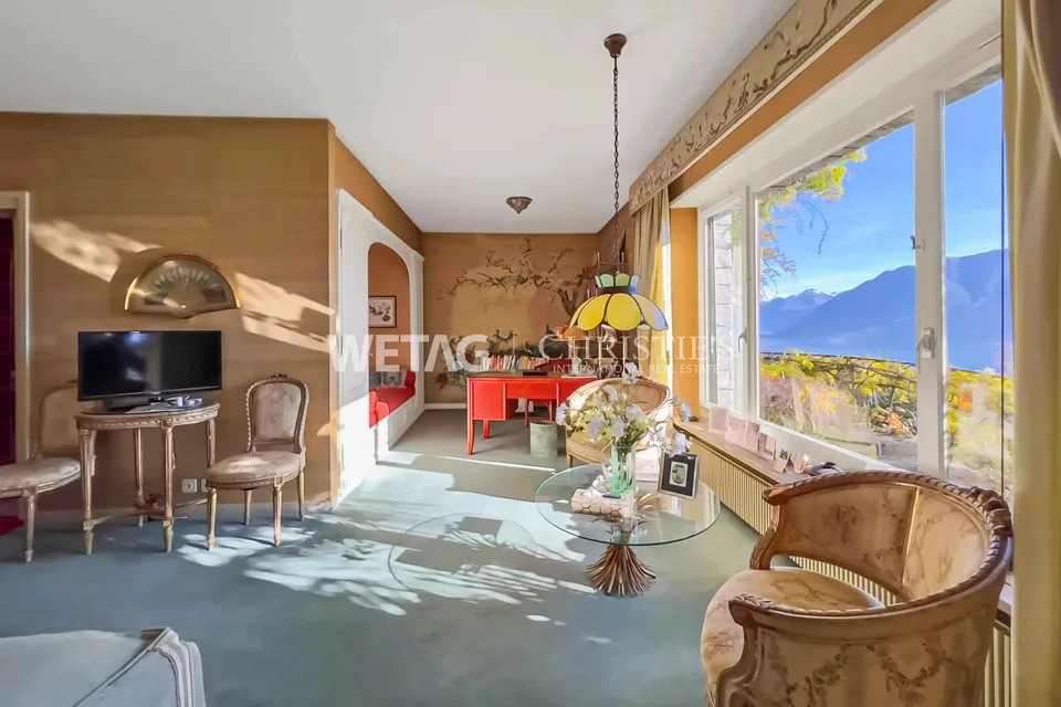 Zu renovierende mediterrane Villa mit 180 Seeblick, ideal als Ferienresidenz, in Ronco sopra Ascona zu verkaufen – Foto 8 von 10