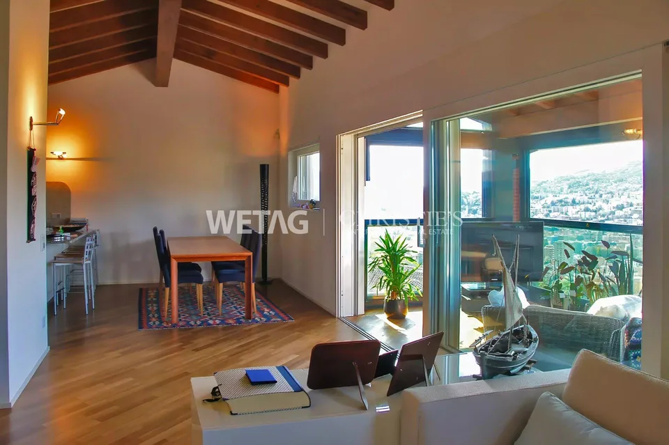 Lugano-Viganello : Villa élégante avec terrasse panoramique spacieuse à vendre – photo 7 sur 13