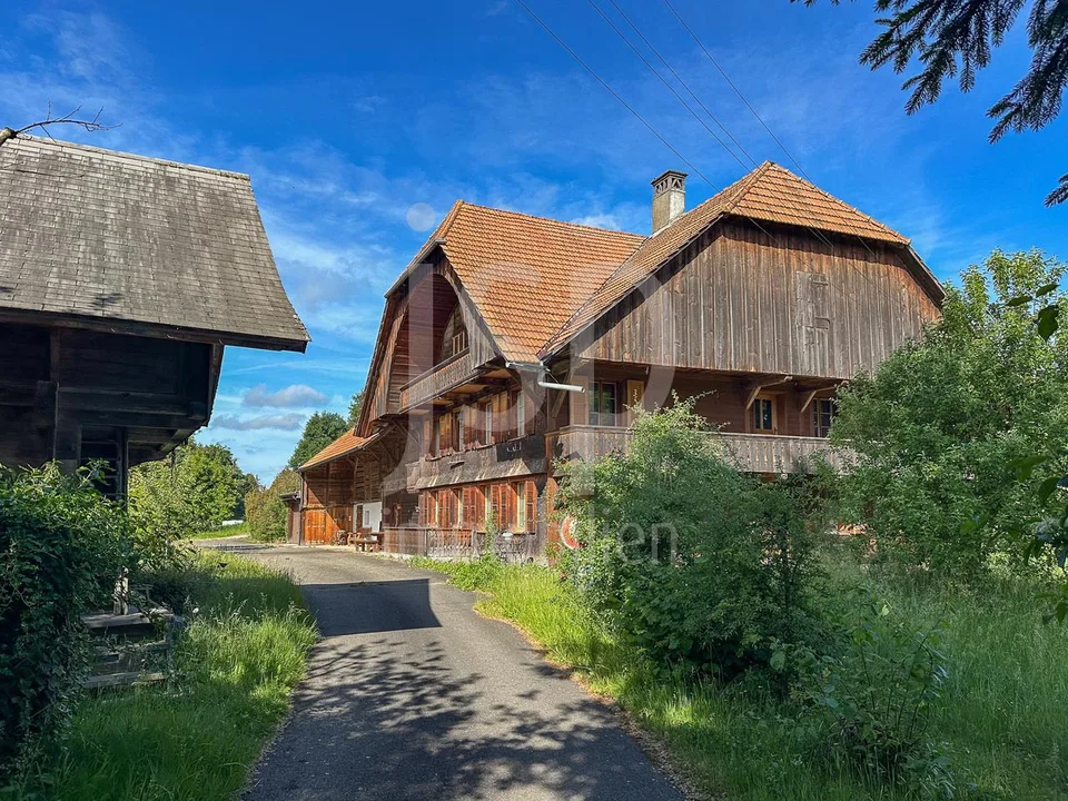 Gepflegtes Bauernhaus mit 3'397m2 Grundstück