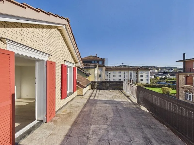 CENTRALE AVEC TERRASSE SUR LE TOIT ET JARDIN