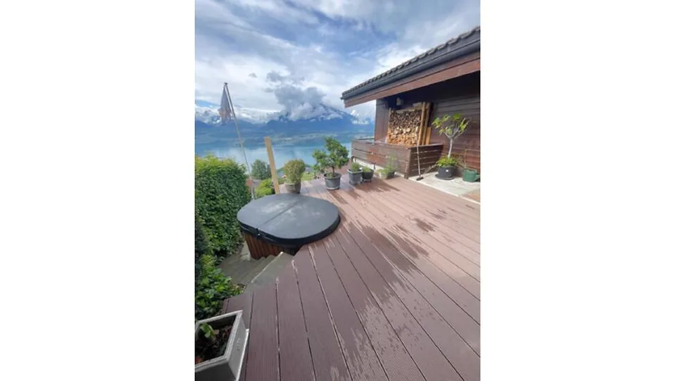 3 ZIMMER-HAUS IN TSCHINGEL OB GUNTEN (BE), MÖBLIERT, TEMPORÄR