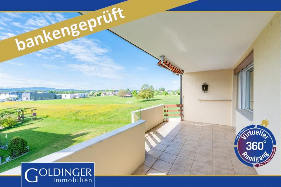 Grosszügige Wohnung mit Weitsicht