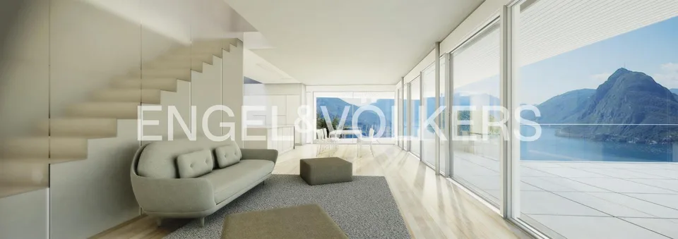 Vista a 180, piscina interna e spa privata sul monte Brè – foto 7 di 10