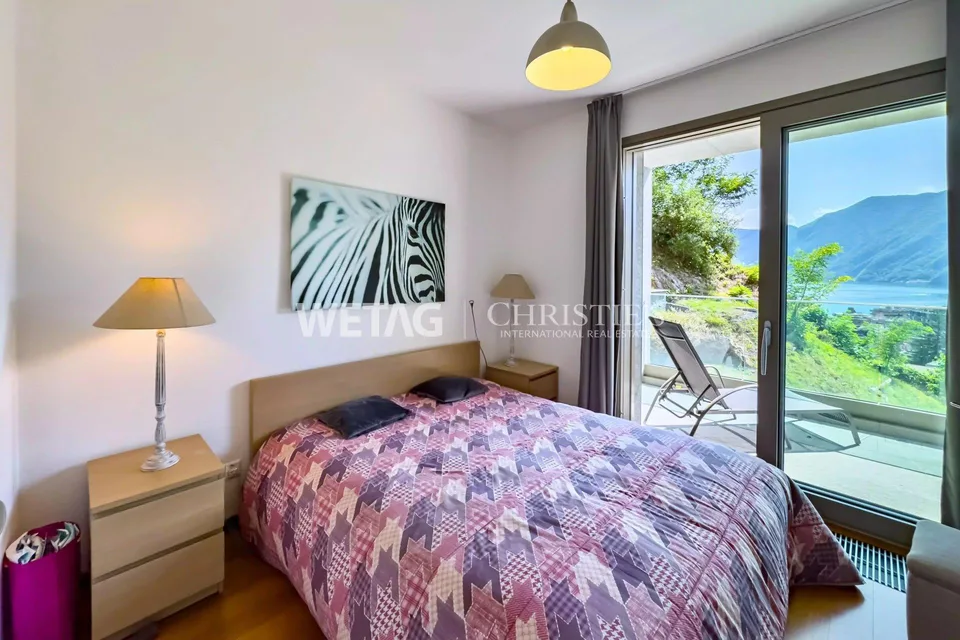 Lugano: moderne Wohnung mit Seeblick zu verkaufen, auch ideal als Z...