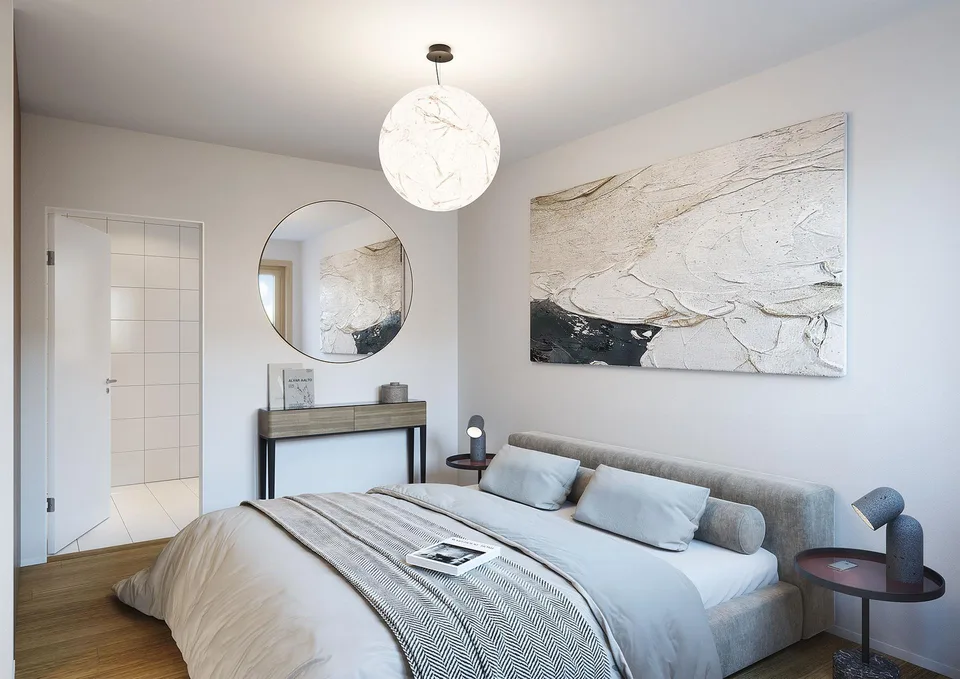 Appartamento esclusivo di nuova costruzione di 4,5 locali con 221 mq di giardino privato a Therwil