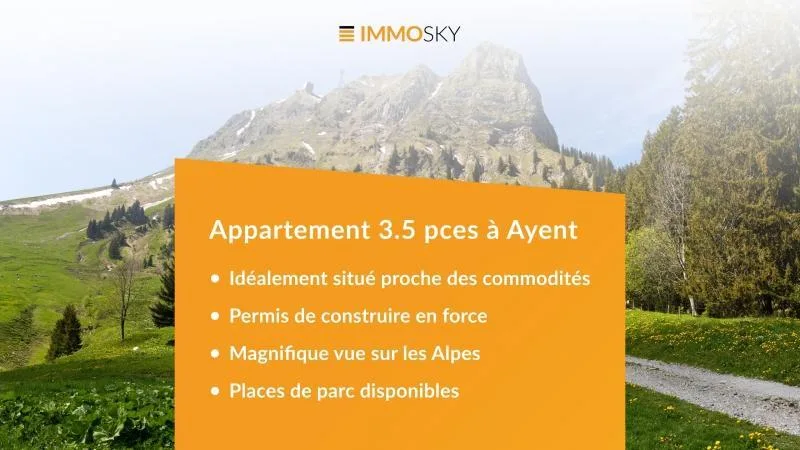 3.5 pièces neuf à vendre à Ayent
