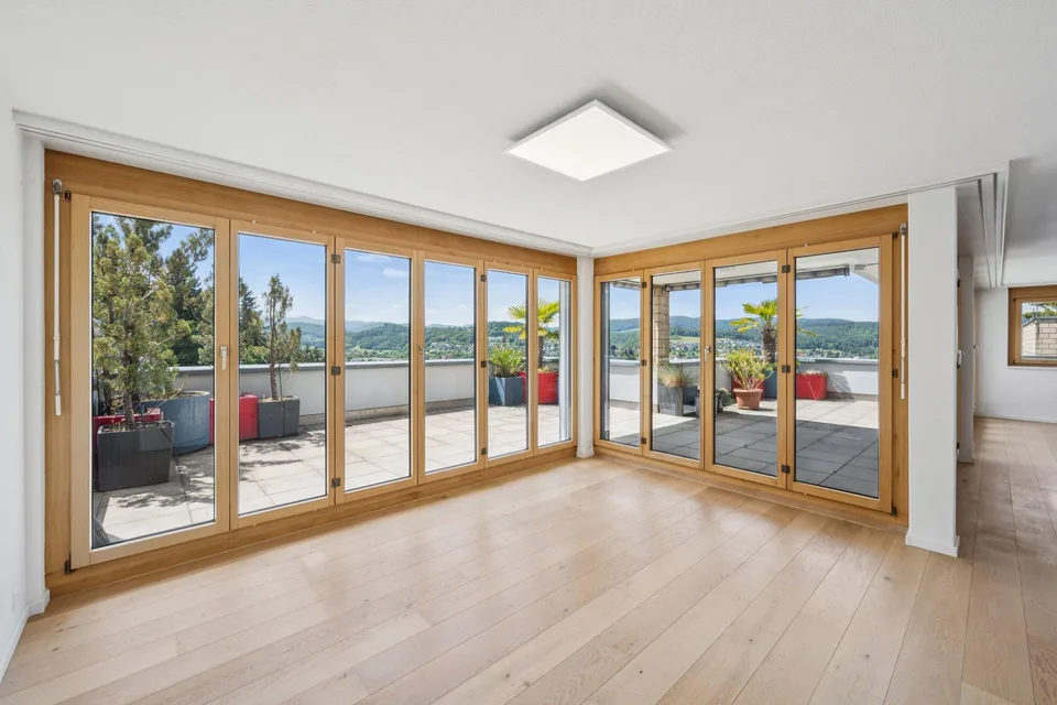 Sonnige Terrassenwohnung mit Panoramablick