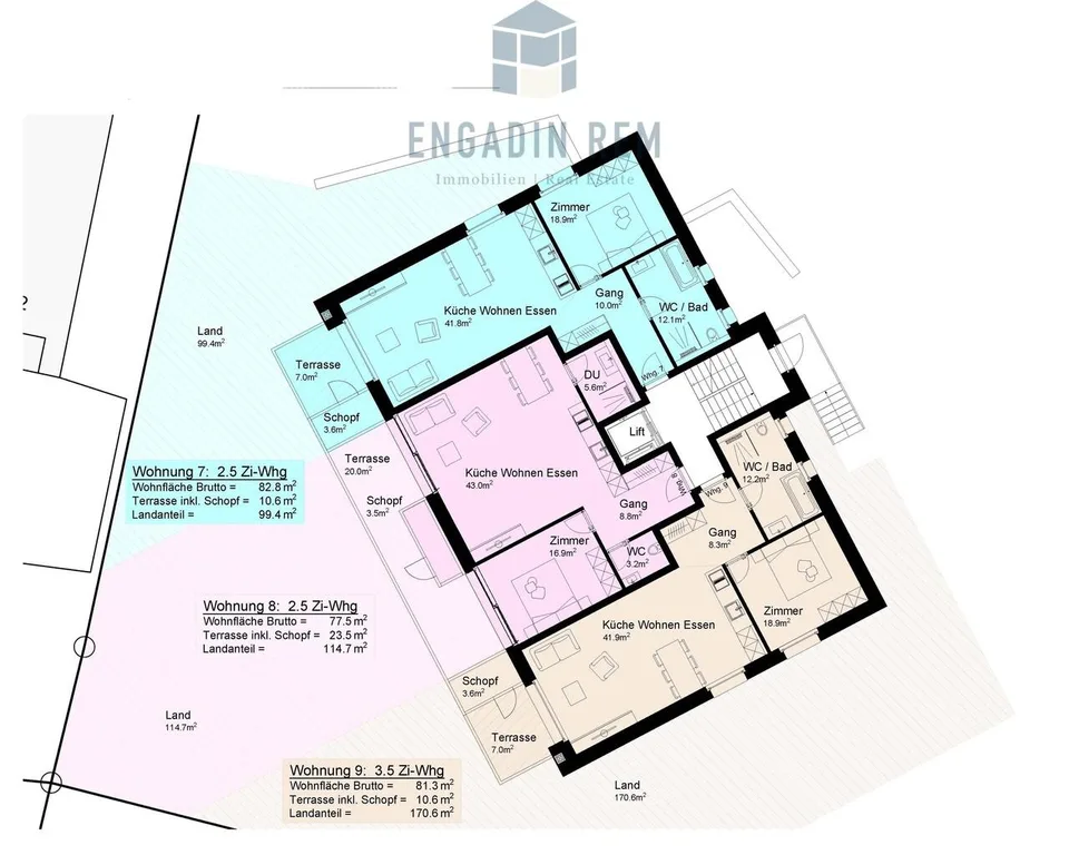 Attraktive Wohnung mit viel Freiraum - Whg. Nr. 11