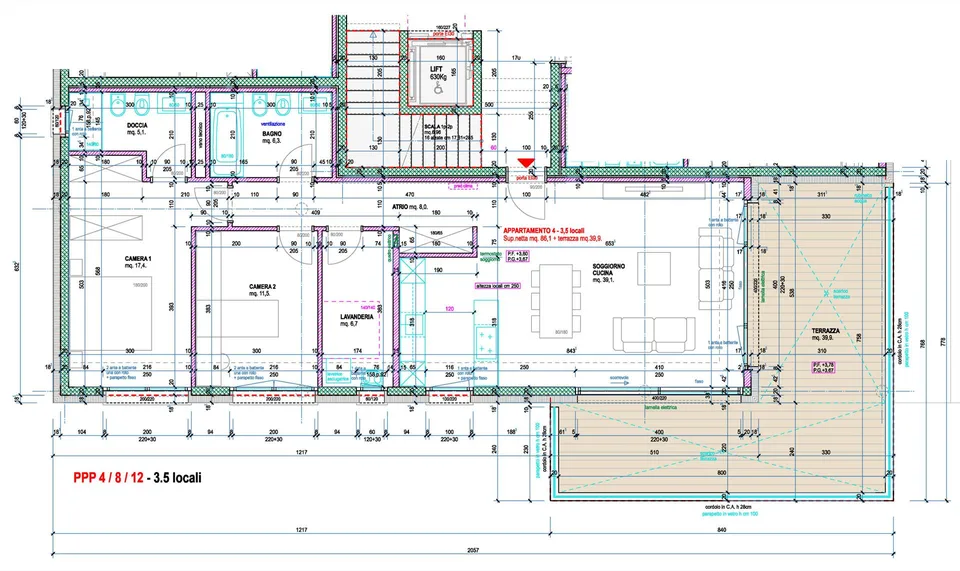 Neue geräumige Wohnung mit großer Terrasse – Foto 12 von 23