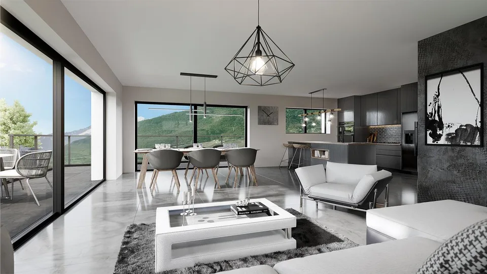 A VENDRE VILLA 6.5 PCES AVEC SOUS-SOL A GRONE