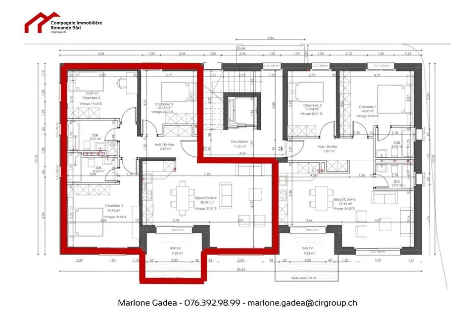 Appartamento con 4,5 locali a Landeron