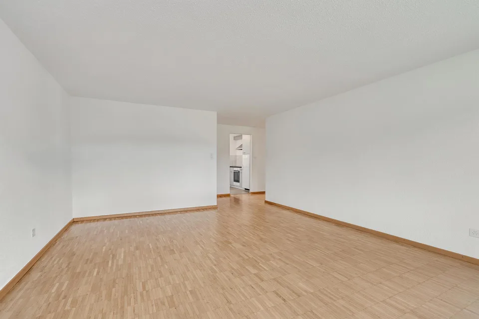 Appartement charmant avec vue lointaine sur le vert et plan d'étage spacieux