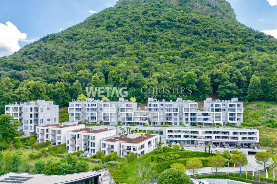 Residenza Emerald Living: moderne Wohnung in Lugano-Paradiso mit Bl...