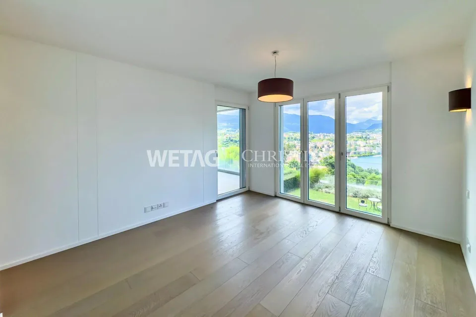 Residenza Emerald Living: appartamento moderno a Lugano-Paradiso con vista sul lago di Lugano in vendita