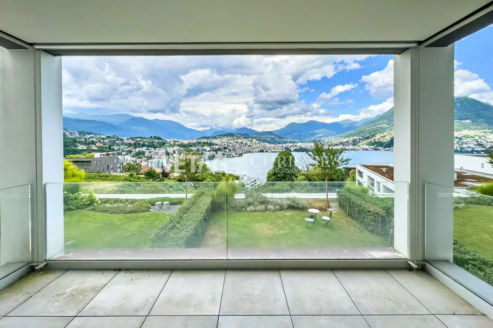 Residenza Emerald Living: appartamento moderno a Lugano-Paradiso con vista sul lago di Lugano in vendita