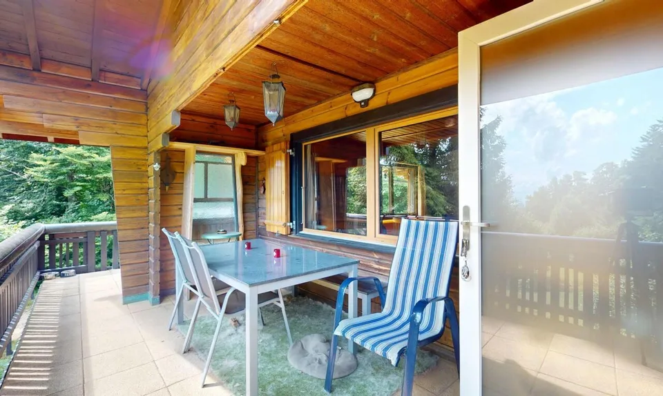 Chalet d?exception avec vue panoramique et exposition plein sud