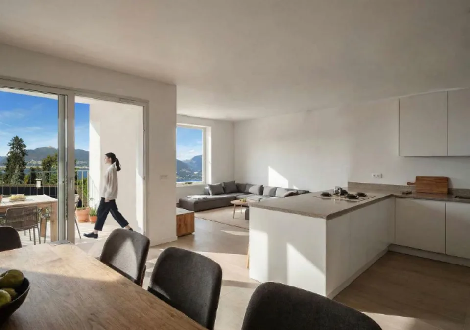 Appartamento 1 di 3.5 locali piano terra con giardino – photo 9 sur 13