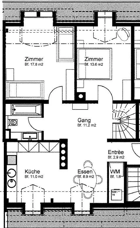 charmante 3.5 Zimmer-Maisonettewohnung in Zürich – Foto 12 von 13