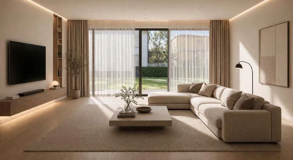Elegantes Neubau-Haus mit Garten in Wohngebiet – Foto 8 von 13
