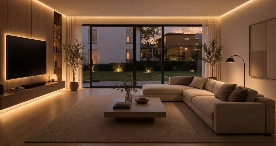 Elegante villetta nuova con giardino in zona residenziale immersa nel