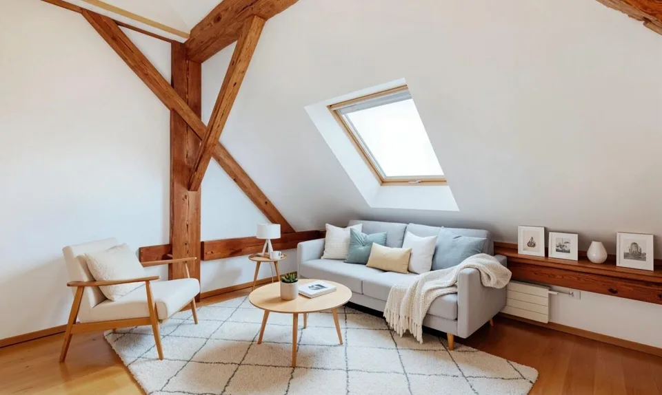 2,5-ZIMMER-DUPLEX MIT GETEILTEN GARTEN IN LÄNDLICHER UMGEBUNG