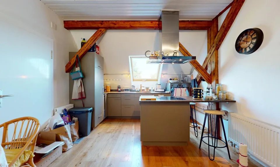 2,5-ZIMMER-DUPLEX MIT GETEILTEN GARTEN IN LÄNDLICHER UMGEBUNG