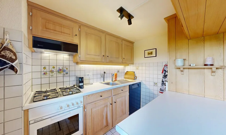 Schöne Wohnung mit Mezzanin und Panoramablick – Chesières, Villars