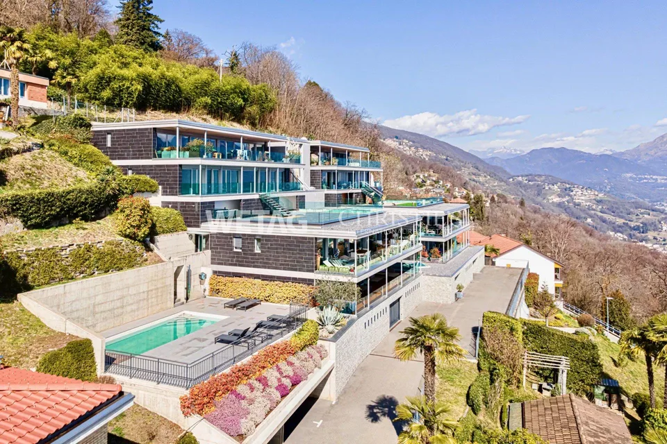 Appartamento prestigioso con vista spettacolare sul lago di Lugano a Vernate in vendita – foto 12 di 12