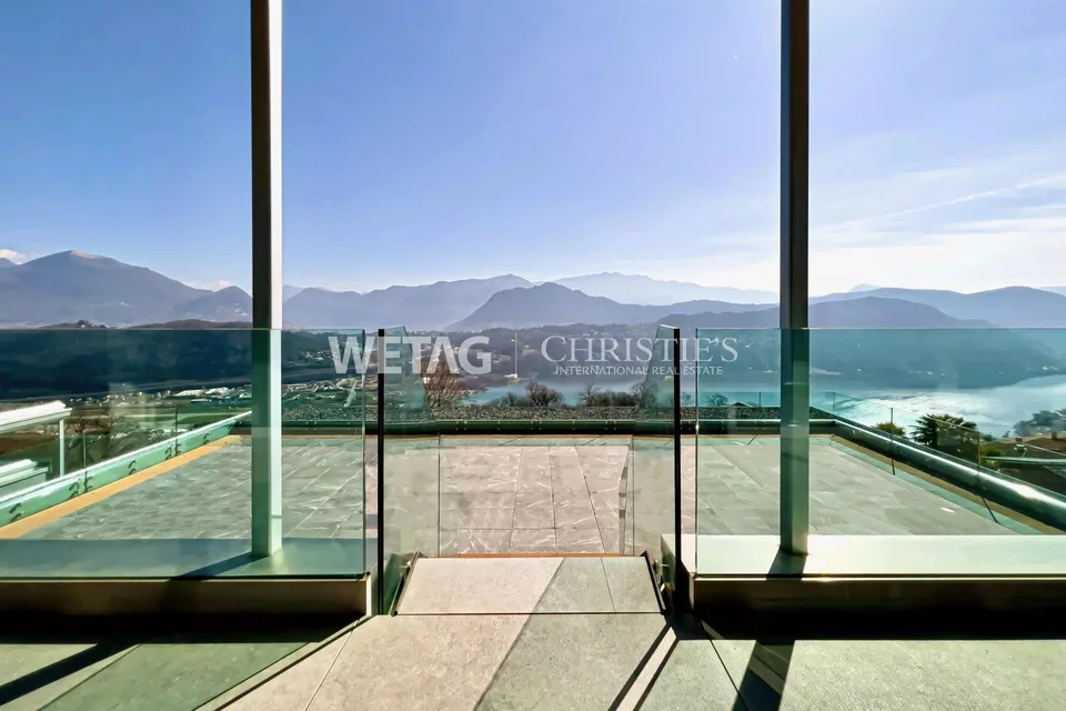 Appartamento prestigioso con vista spettacolare sul lago di Lugano a Vernate in vendita – foto 11 di 12