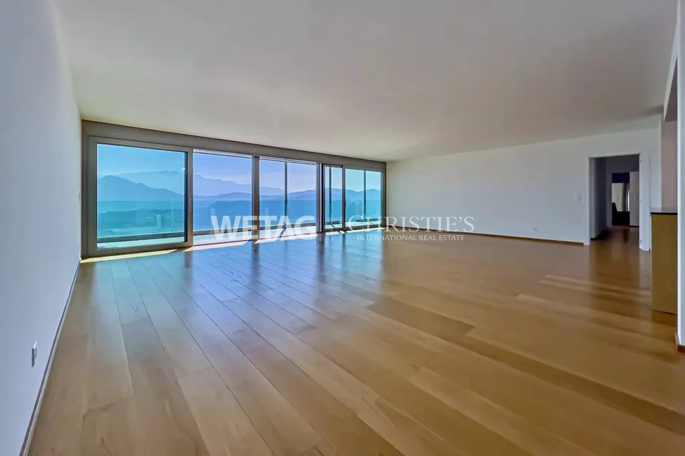 Prestigeträchtige Wohnung mit spektakulärem Blick auf den Luganerse...