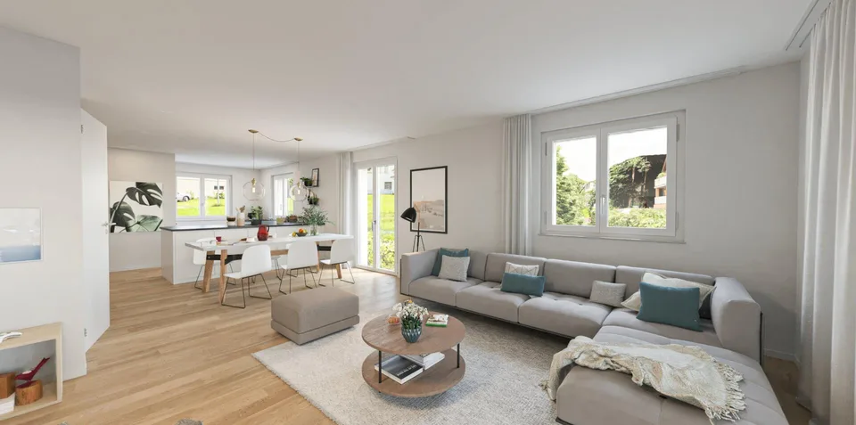 Maison individuelle moderne et proche de la nature