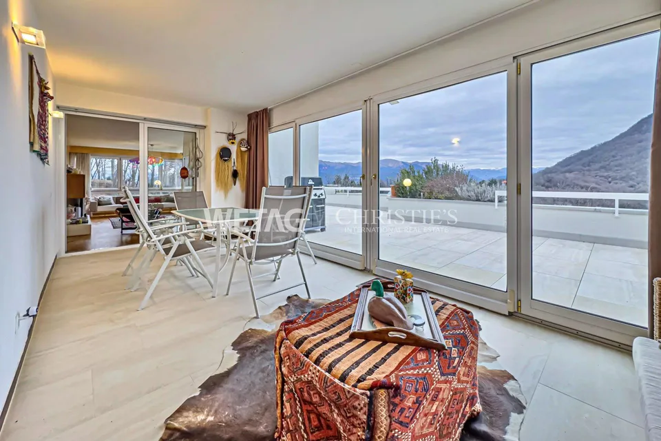 Elegante appartamento penthouse con vista sul Lago di Lugano a Lugano-Carona in vendita – foto 7 di 12