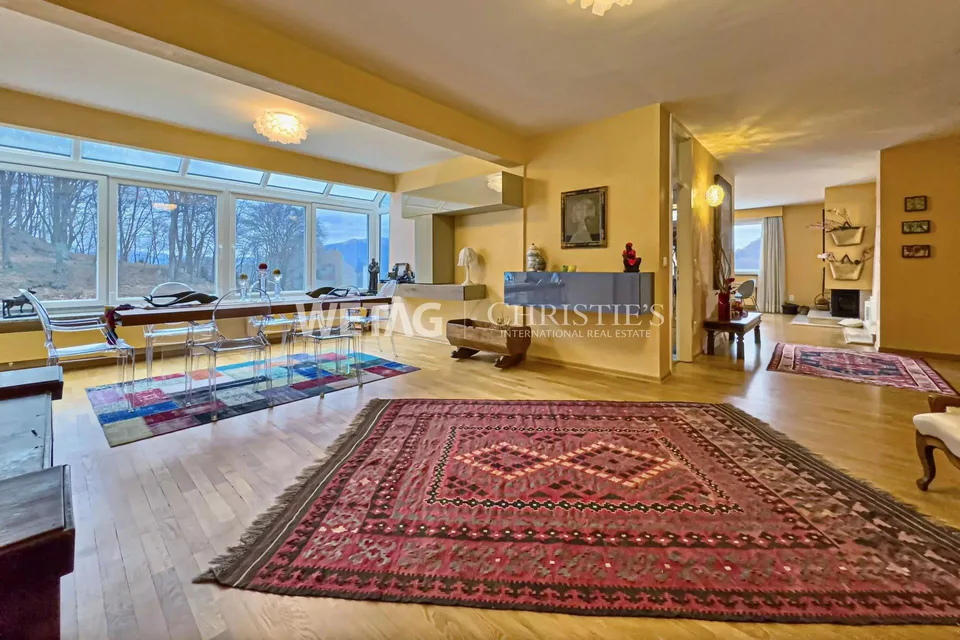 Elegante Penthouse-Wohnung mit Blick auf den Luganersee in Lugano-C...