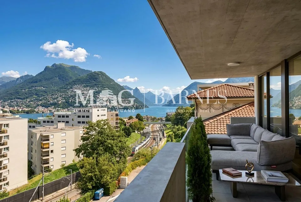 Paradiso: Semi attico con terrazza vista lago - 2 Residenza – Foto 8 von 8