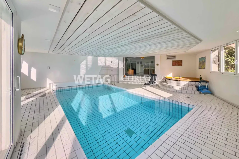 Lugano-Curio: elegante Villa mit Innenpool, unabhängiger Gäste-Dépendance & Möglichkeit eines Zweitwohnsitz zu verkaufen – Foto 6 von 13