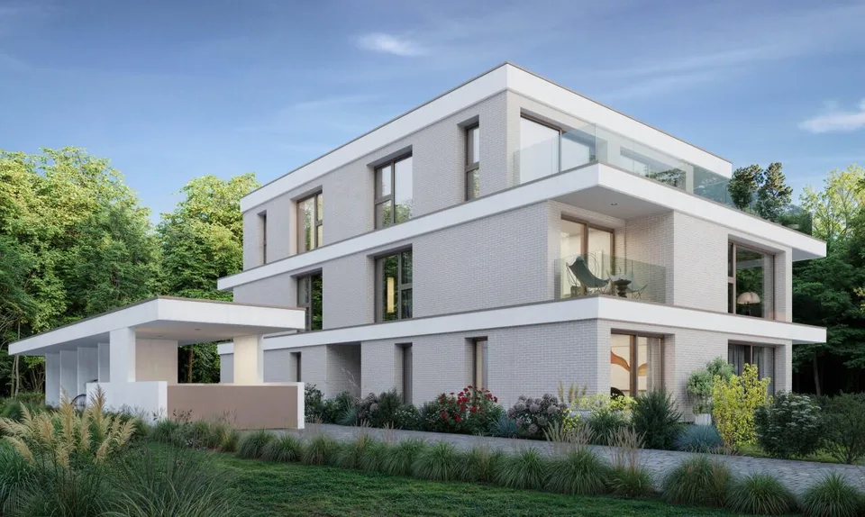 Attique de standing avec terrasse et balcon