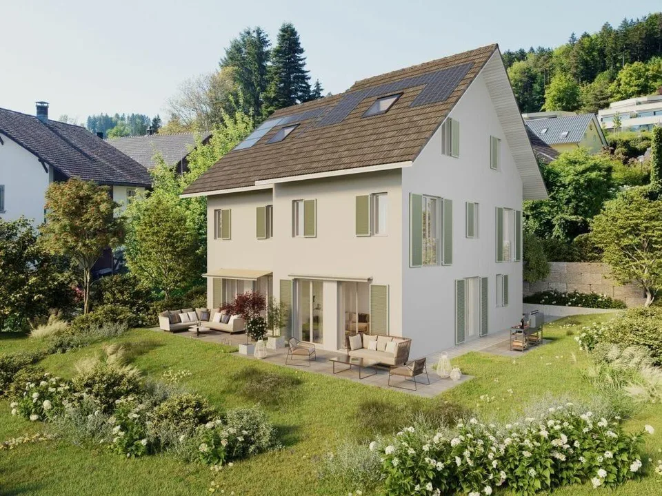 5.5-Zi. Doppelhaushälfte mit Garten in Madetswil - Neubau 2026