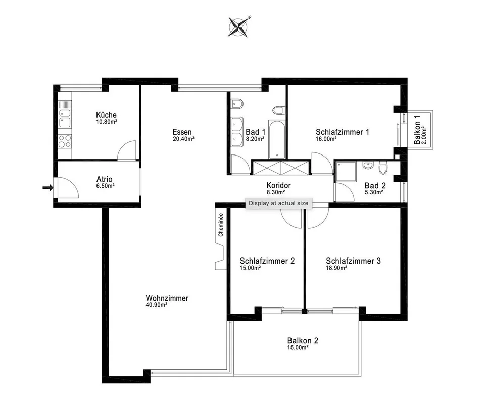 4.5 Zimmer Wohnung in Minusio – Foto 12 von 12