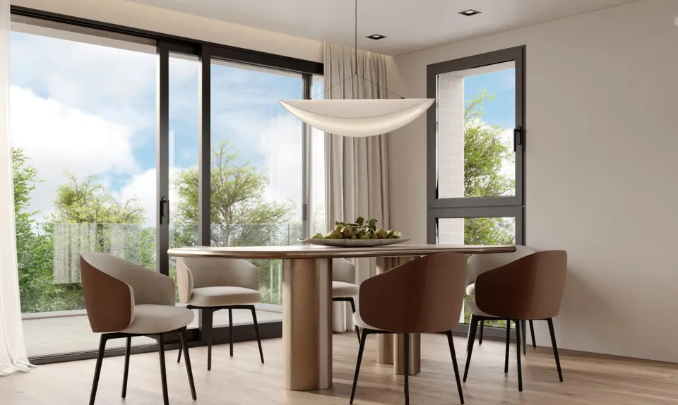 Attique de standing avec terrasse et balcon