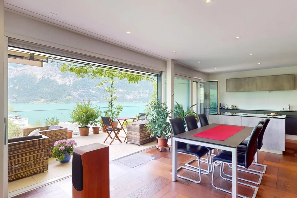 Habitation exclusive avec une vue lac et montagne de rêve