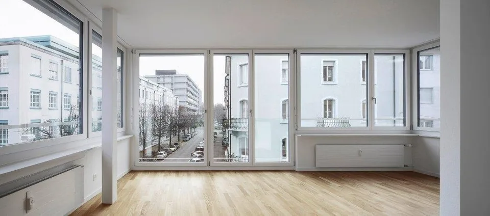 Moderne Wohnsiedlung an urbaner Zentrumslage