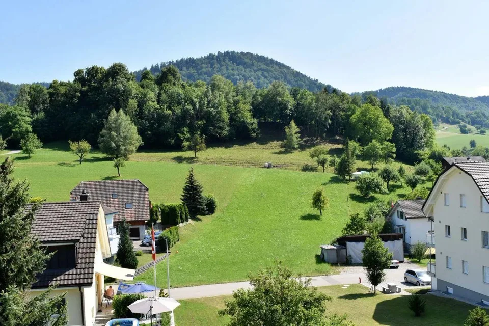 Vue panoramique sans brouillard